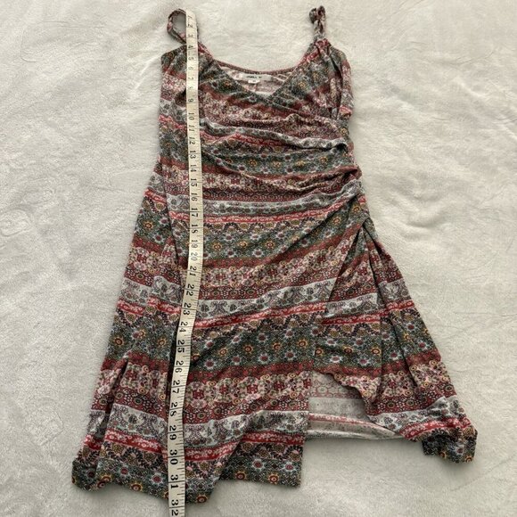 O'Neill Womens Size XS Floral Geometric Print Wrap Dress - Picture 5 of 15